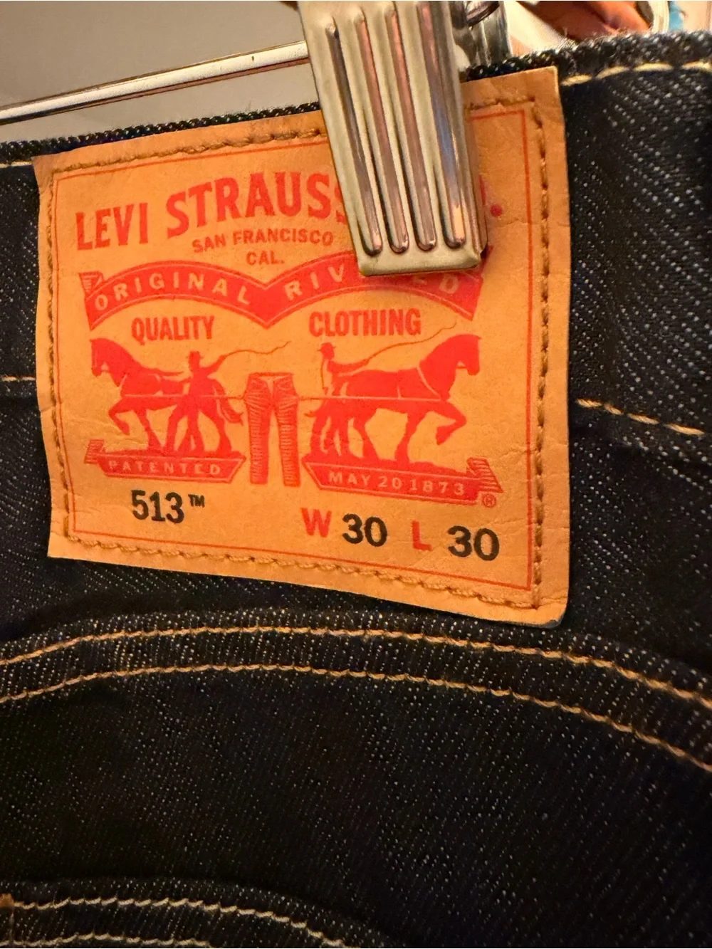 Levi's Men’s Indigo Straight-Leg Jeans